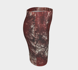 Fitted Skirt ‘Ochre Zen’