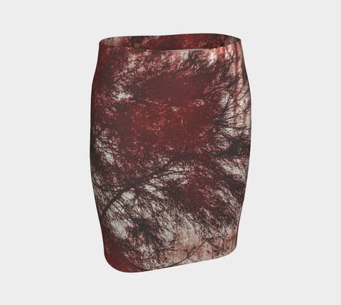Fitted Skirt ‘Ochre Zen’
