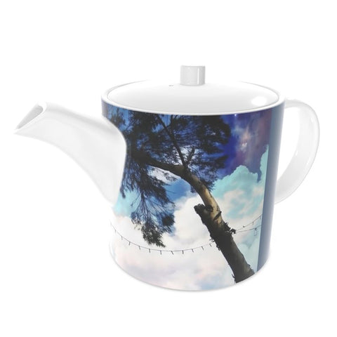Bone China Teapot “ Home base"