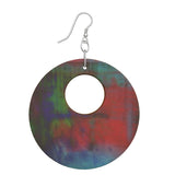 Wooden Earrings Organic Shape