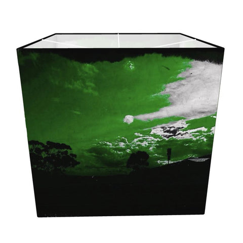 Square Lamp Shade ‘Green Skylights’