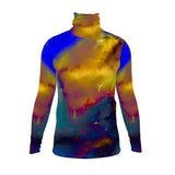 Mens slim fit roll neck’ Sea View'