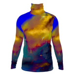 Mens slim fit roll neck’ Sea View'