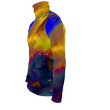 Mens slim fit roll neck’ Sea View'