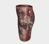 Fitted Skirt ‘Ochre Zen’