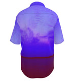 Mens Short Sleeve Shirt ‘Dreamland purple’