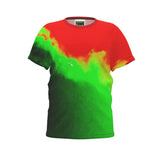 Cut and Sew All Over Print T-Shirt flying high