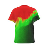 Cut and Sew All Over Print T-Shirt flying high