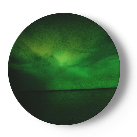China Plates ‘Green Sunset’