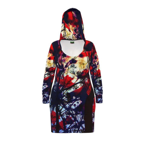Hoodie Dress ‘the flowering’
