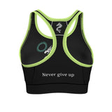 Sports Bra “balance &don’t give up”